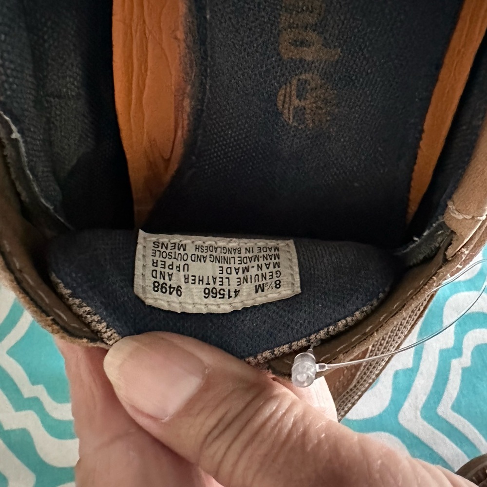 Timberland Men’s Brown Leather Boat Shoes - Picture 6 of 6